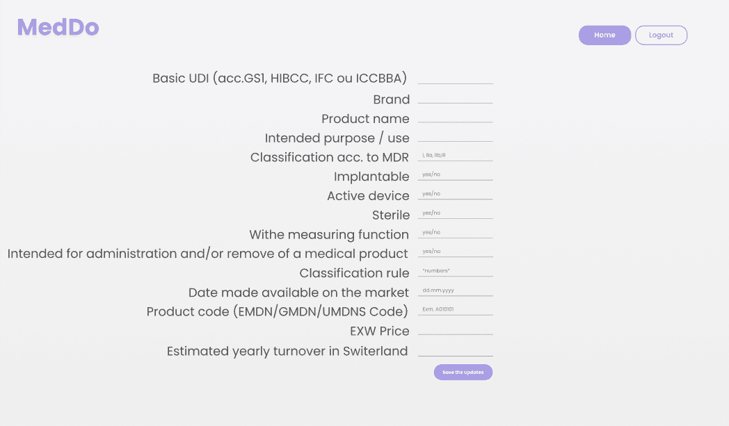 Meddo screen 2